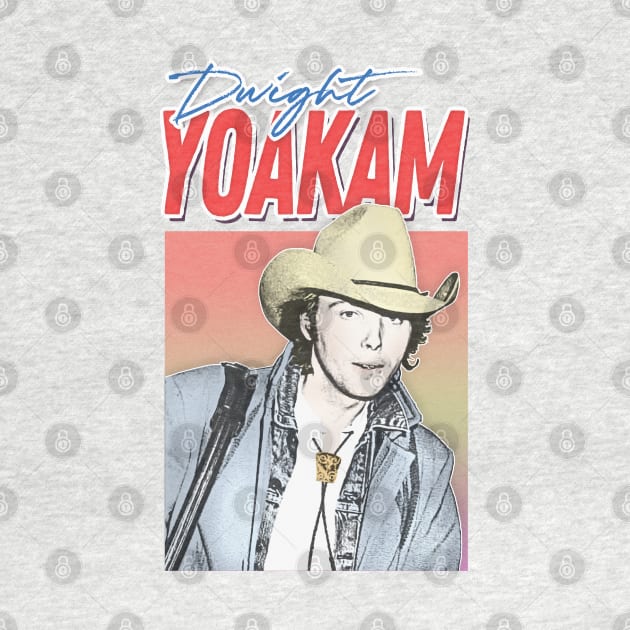 Dwight Yoakam / 80s Styled Retro Fan Design by DankFutura